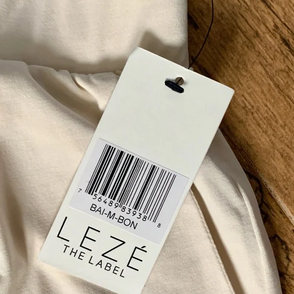 Leze The Label Cream Wide Leg Pants - Picture 2 of 2